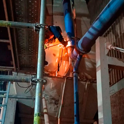 SOLDADURA EN ALTURAS 