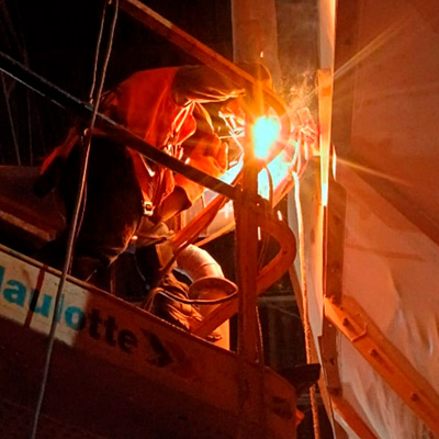 SOLDADURA EN ALTURAS